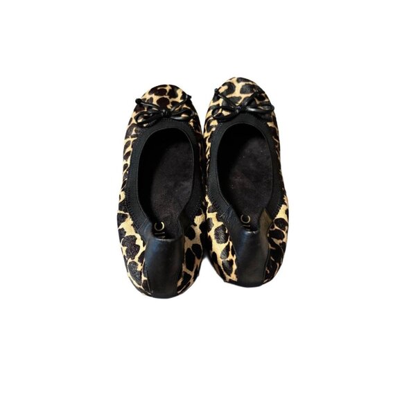 Vionic Leopard Print Ballet Flat, Size 6, Round Toe Office Business Casual - Picture 4 of 5